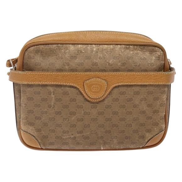 GUCCI Micro GG Supreme Shoulder Bag Pvc Beige Gold 007 904 007 904 - Picture 2 of 13